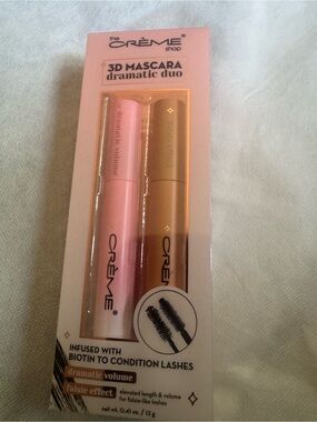 The Crème Shop 3D Mascara Dramatic Duo - Dramatic Volume & Falsie Effect